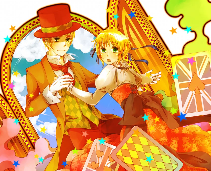 united kingdom and liechtenstein (axis powers hetalia) drawn by na_(sodium)