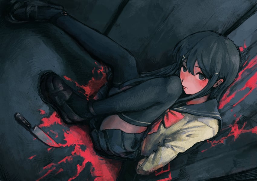 maizono sayaka (danganronpa and 1 more) drawn by ane_(yakamashi0)