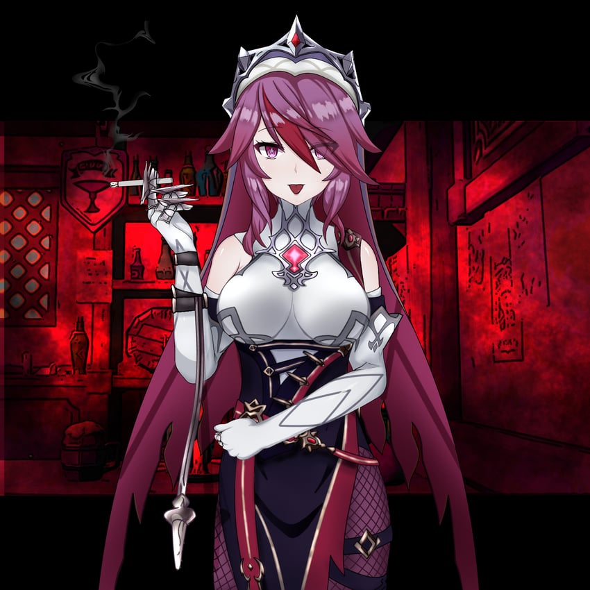 rosaria (genshin impact and 1 more) drawn by user_yyzm2283