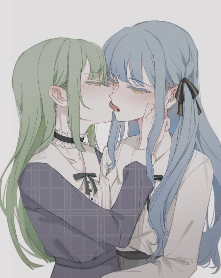 togawa sakiko and wakaba mutsumi (bang dream! and 1 more) drawn by yukikuma_(yukikuma_018)