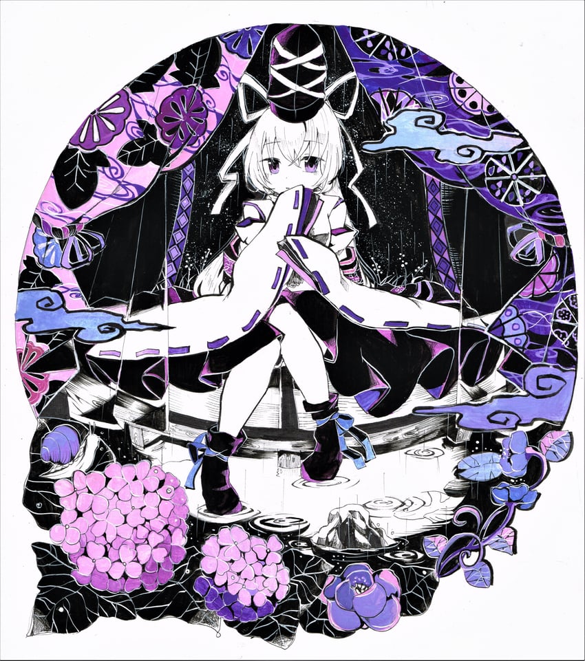 mononobe no futo (touhou) drawn by torajirou_(toraneko_zirou)