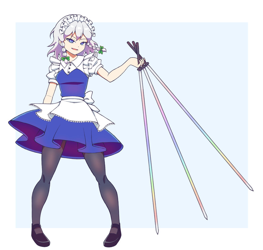 izayoi sakuya (touhou and 1 more) drawn by normkoto