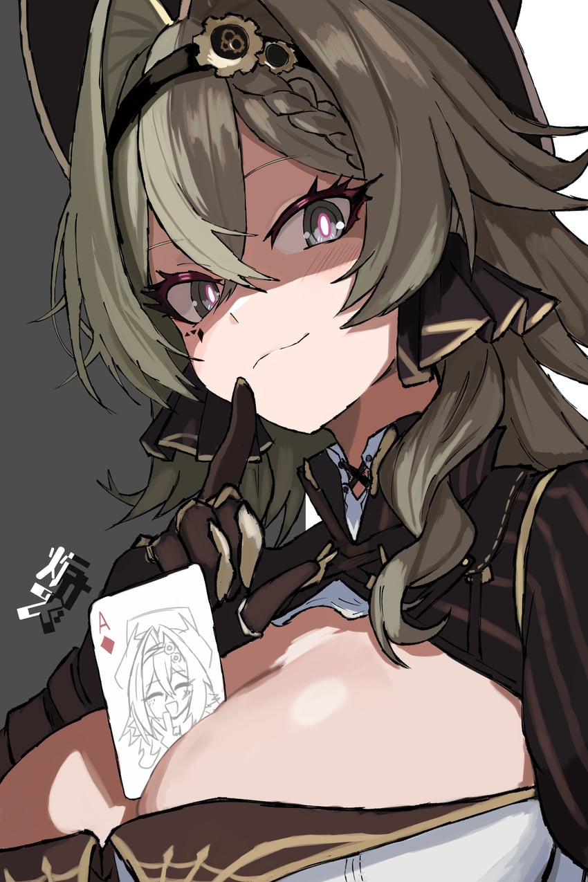 vill-v (honkai and 1 more) drawn by r_scrubed