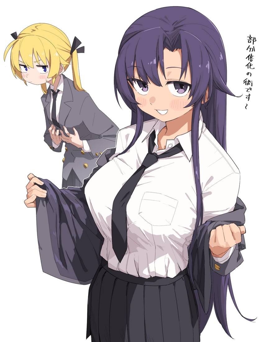 sonya and goshiki agiri (kill me baby) drawn by yachima_tana
