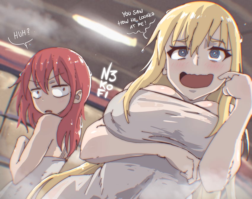 darkness and kobayashi (kono subarashii sekai ni shukufuku wo! and 1 more) drawn by n3k