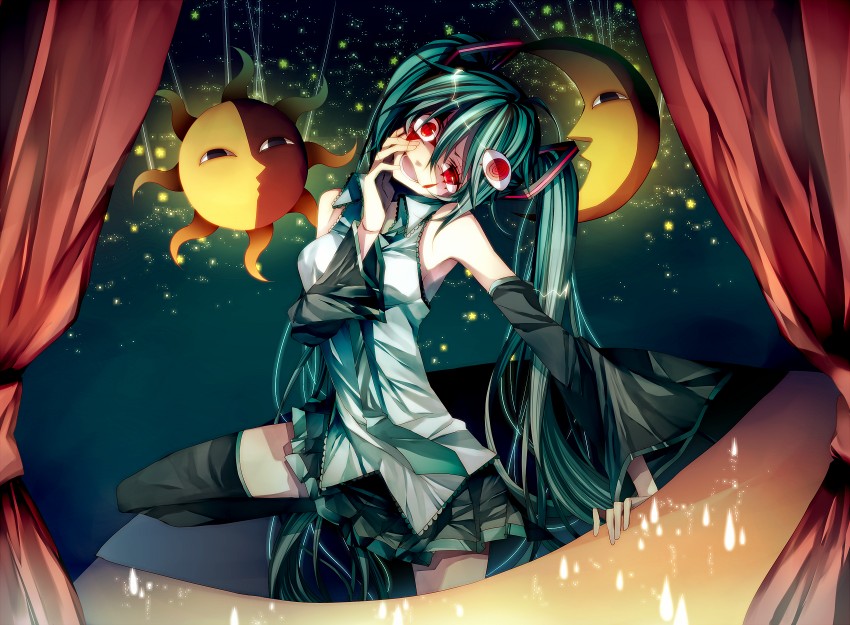 hatsune miku (vocaloid and 1 more) drawn by tsukioka_tsukiho