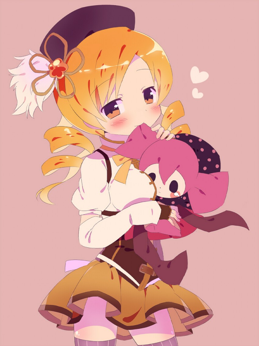 tomoe mami and charlotte (mahou shoujo madoka magica) drawn by kimoko