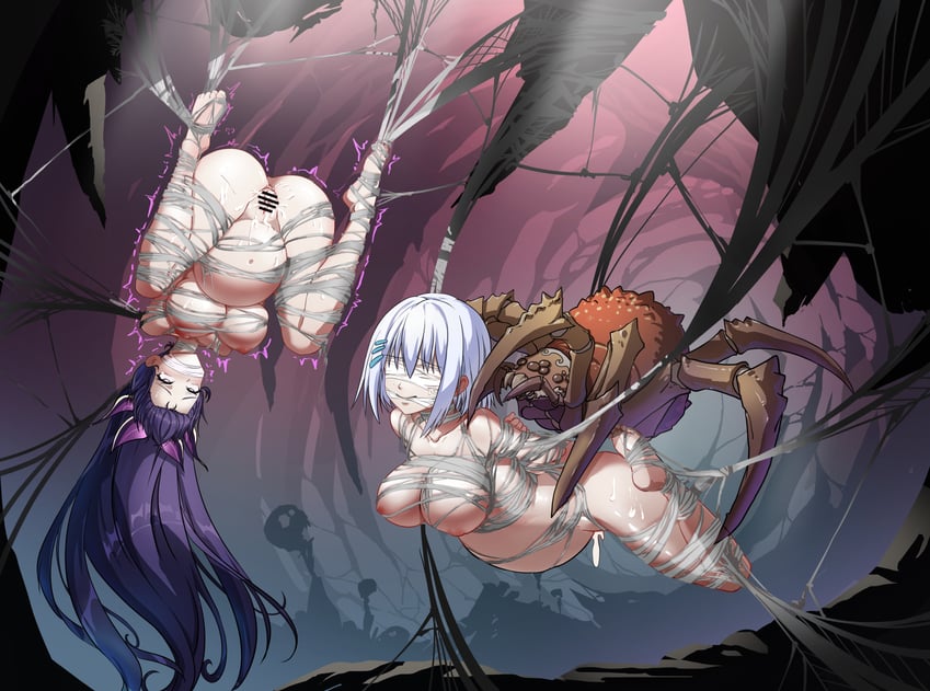 yatogami tohka and tobiichi origami (date a live) drawn by yukumo_no_ki
