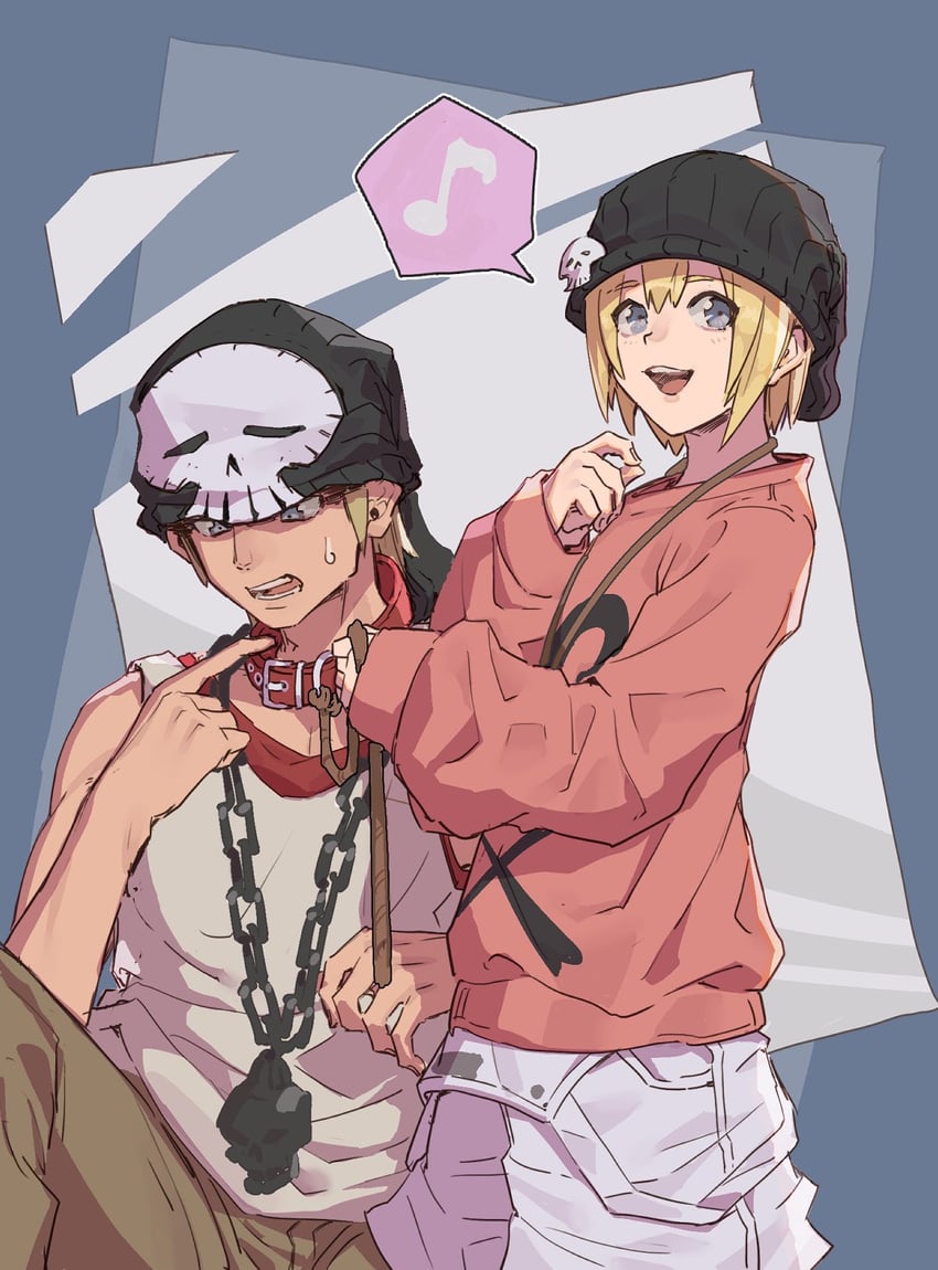 bito daisukenojo and bito raimu (subarashiki kono sekai) drawn by ohji130