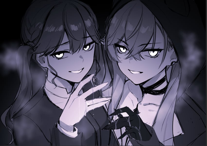 lilith and kaya rinha (fate and 3 more) drawn by deras