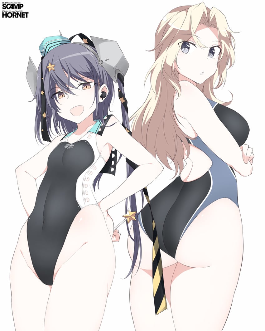 hornet and scamp (kantai collection) drawn by shigino_sohuzi