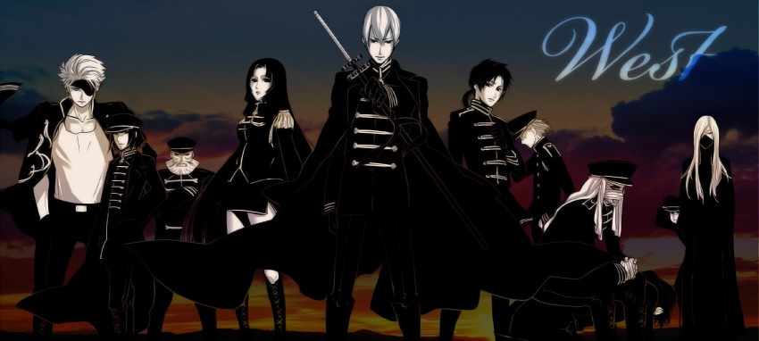 sanada yukimura, chousokabe motochika, mouri motonari, ishida mitsunari, sarutobi sasuke, and 6 more (sengoku basara) drawn by yoimosezu
