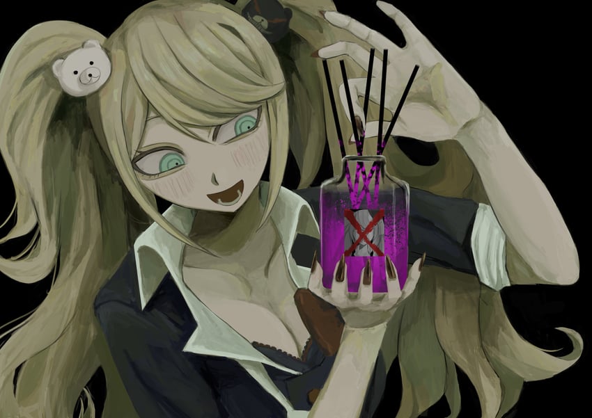 enoshima junko (danganronpa and 1 more) drawn by part7_(1217ri_ri)