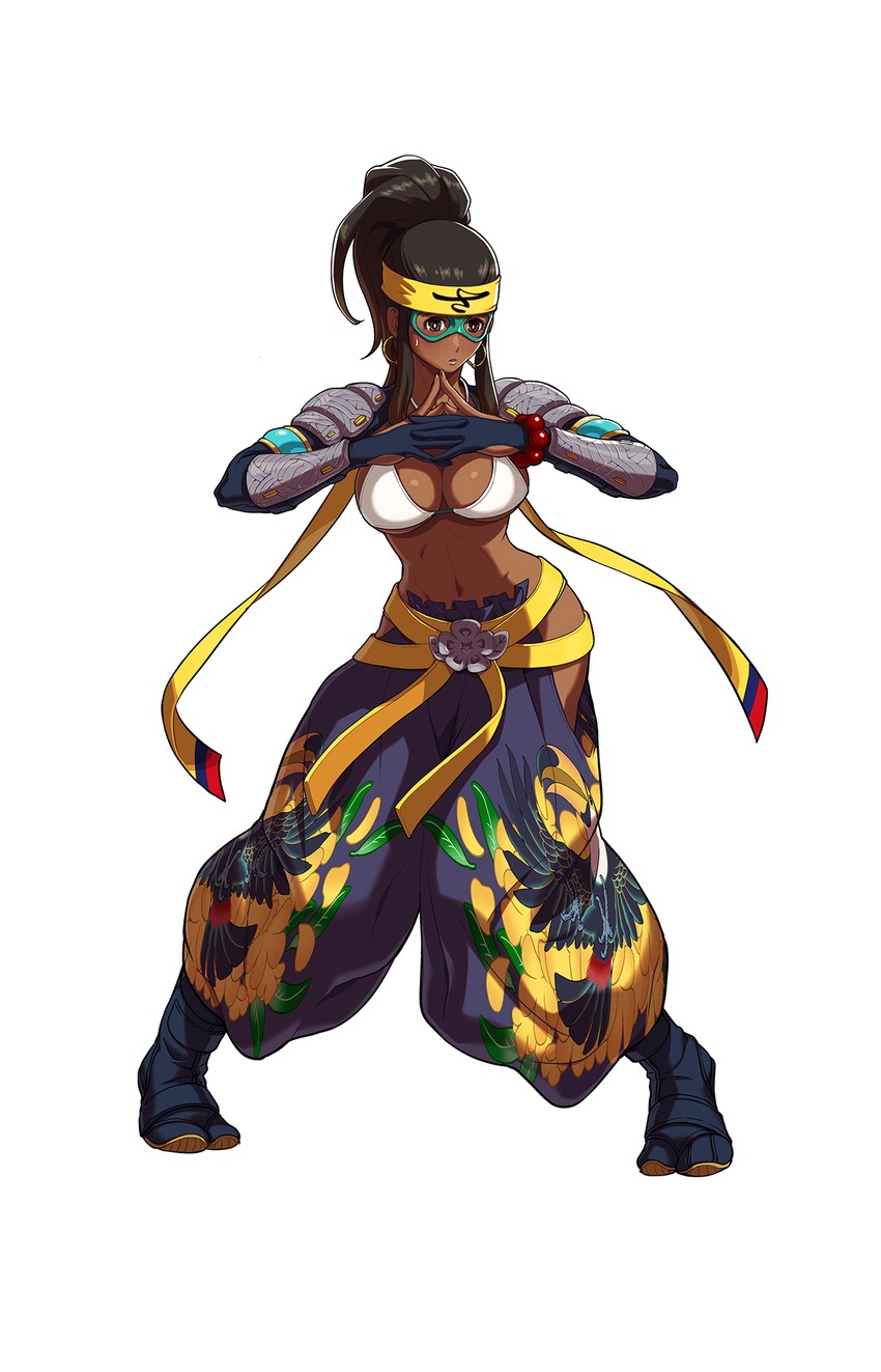 zarina and bandeiras hattori (the king of fighters and 2 more) drawn by ogura_eisuke