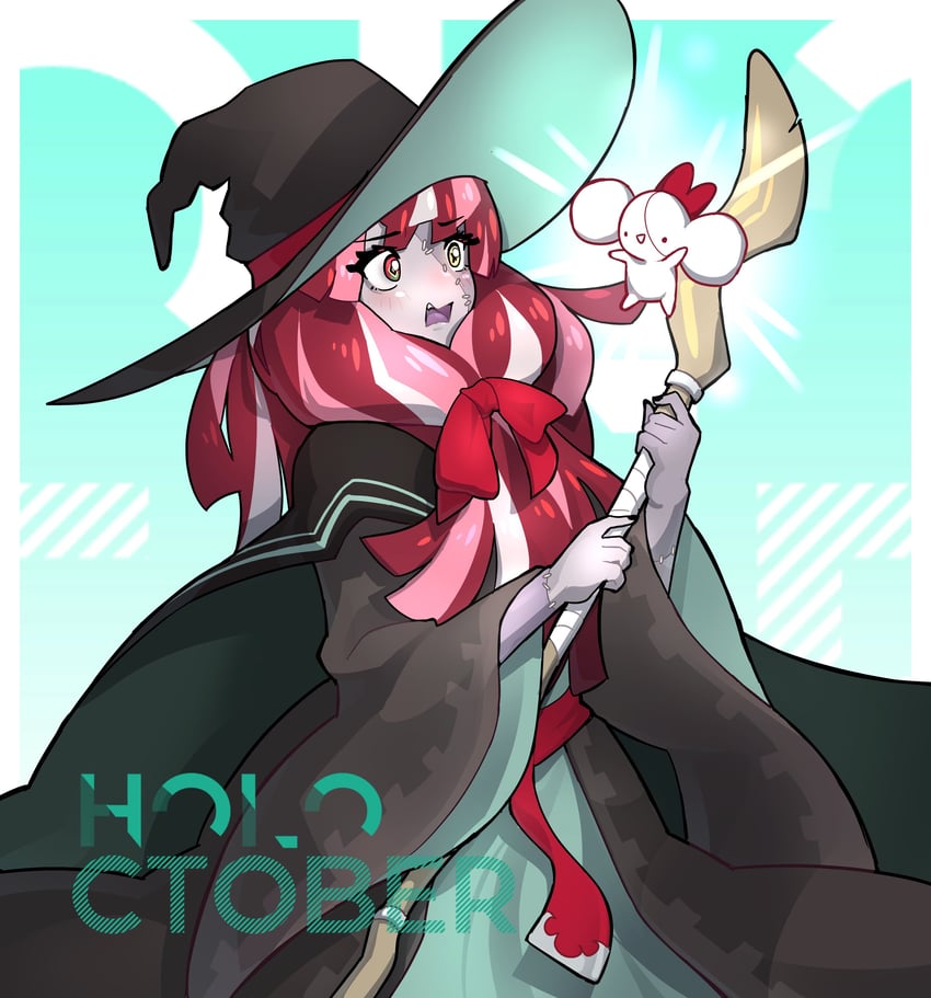 kureiji ollie (hololive and 1 more) drawn by morningpanda