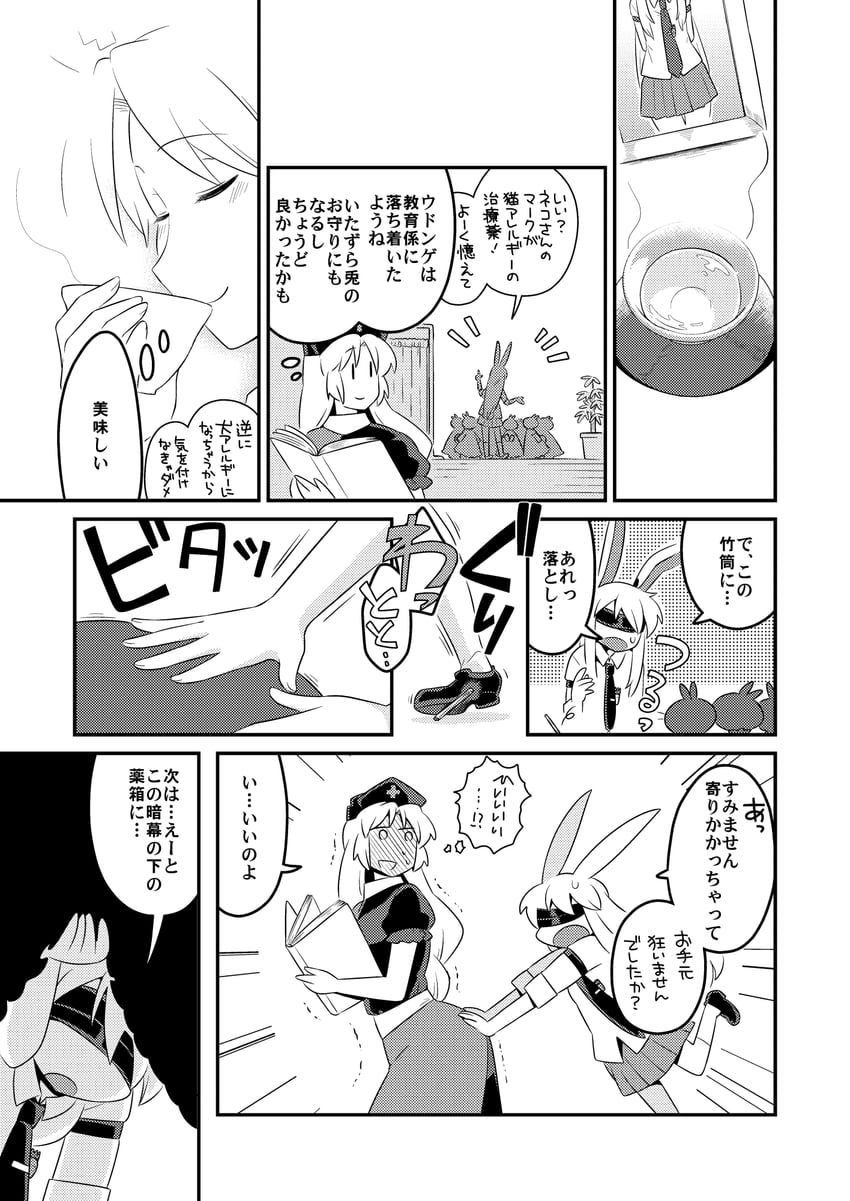 reisen udongein inaba and yagokoro eirin (touhou) drawn by bon_(rump)