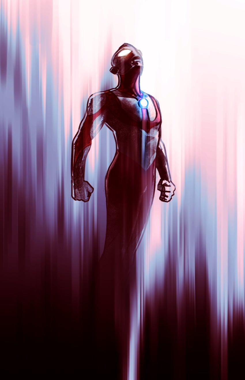 ultraman (dc comics and 3 more) drawn by bioniclechicken