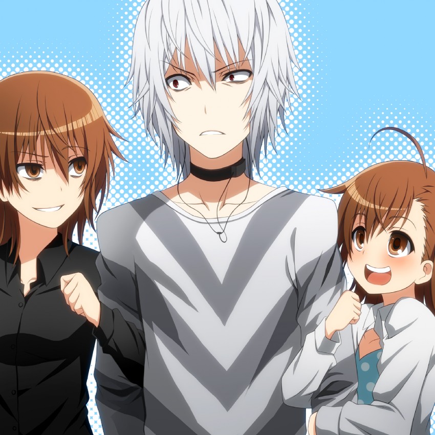 accelerator, last order, and misaka worst (toaru majutsu no index) drawn by laco_soregashi