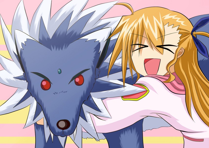 vivio and zafira (lyrical nanoha and 1 more) drawn by huantomu