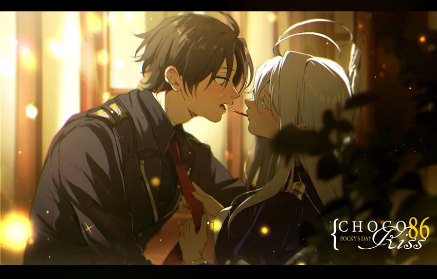 vladilena millize and shinei nouzen (86 -eightysix-) drawn by kagura_kurosaki