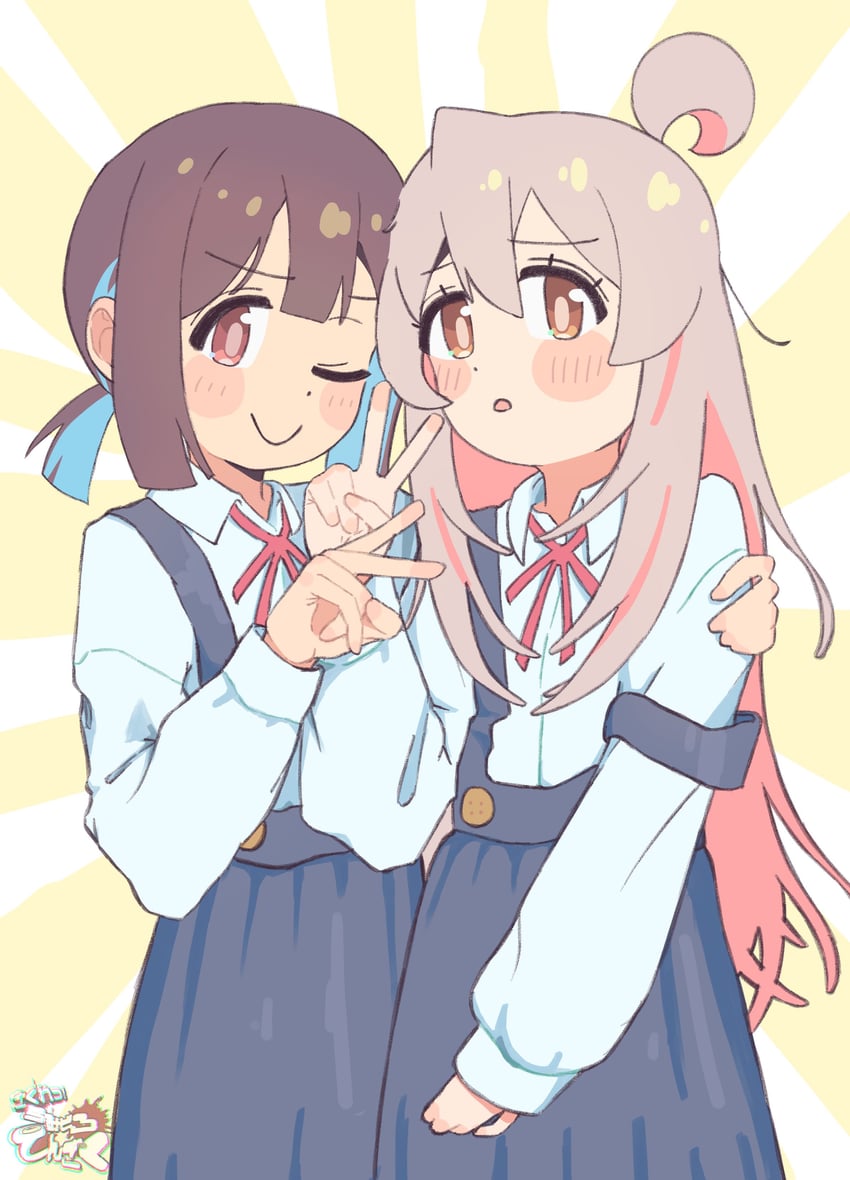 oyama mahiro and hozuki momiji (onii-chan wa oshimai!) drawn by chidamarihappy