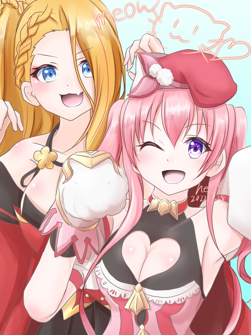 tsumugi, pina, and kido ibuki (blue archive and 1 more) drawn by coba_(coba_xp)