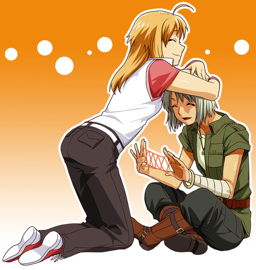 canaan and oosawa maria (428: fuusa sareta shibuya de and 1 more) drawn by mori_(unknown.)