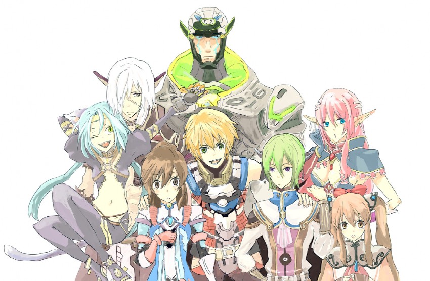 saionji reimi, meracle chamlotte, lymle lemuri phi, faize scheifa beleth, myuria tionysus, and 3 more (star ocean and 1 more)