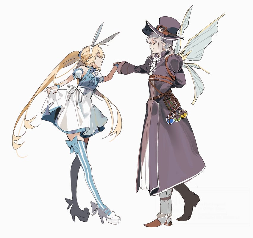 artoria pendragon, artoria caster, and oberon (fate and 1 more) drawn by ss_un17
