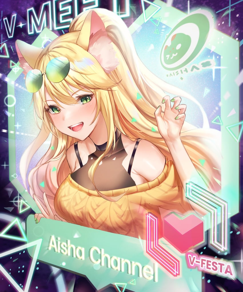 aisha (polygon project) drawn by moleshi