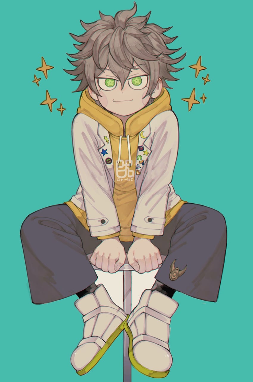 desuhiko thunderbolt (master detective archives: rain code) drawn by natto_rain