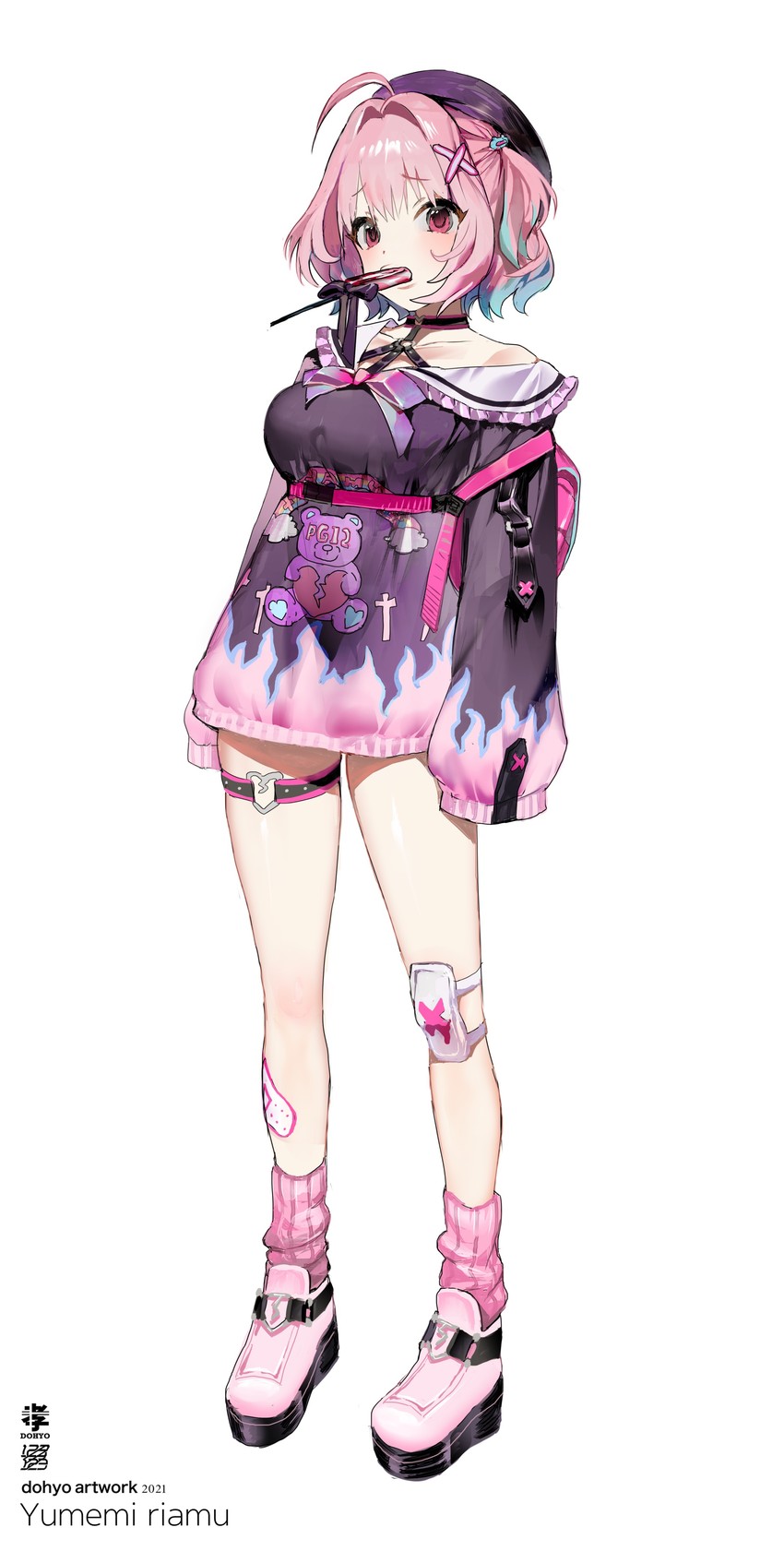 yumemi riamu (idolmaster and 2 more) drawn by dohyo123123