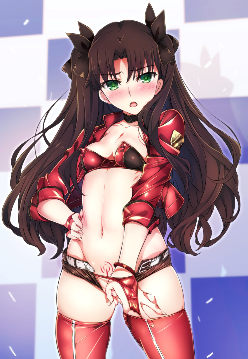 tohsaka rin (fate and 1 more) drawn by niko_(tama)