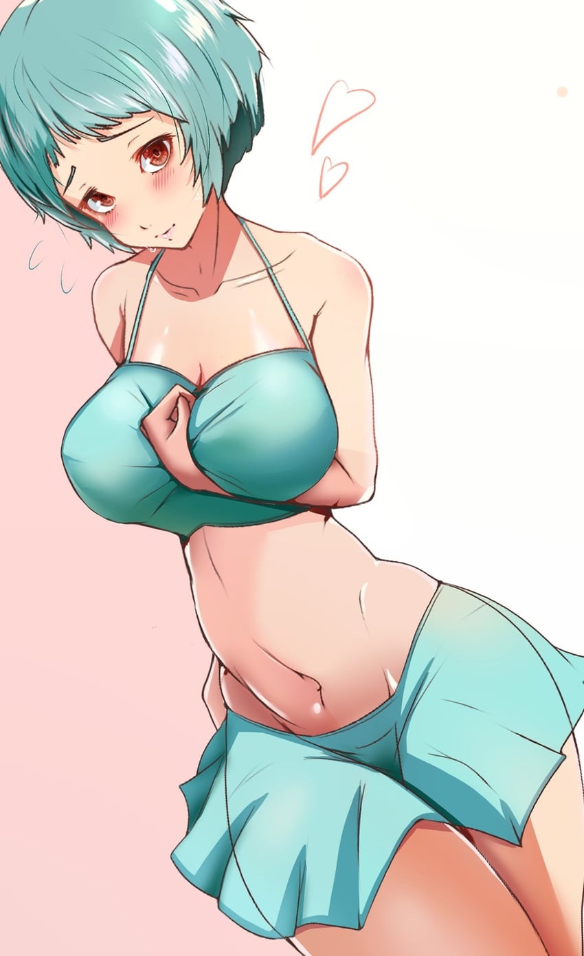 yamagishi fuuka (persona and 1 more) drawn by ando_(takeminaieeru)