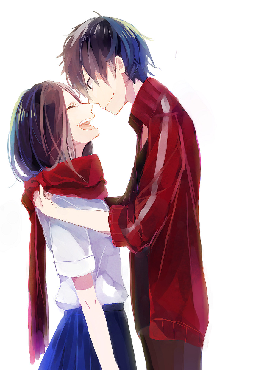 tateyama ayano and kisaragi shintarou (kagerou project) drawn by pecchii