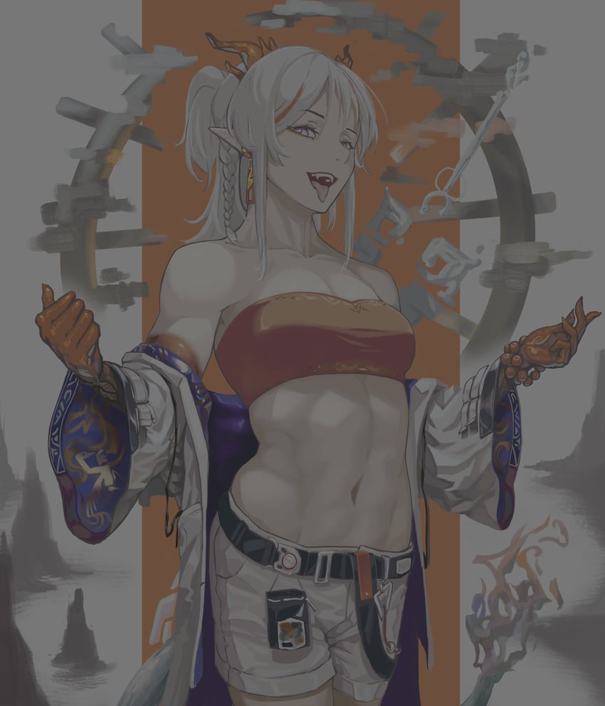 nian (arknights) drawn by sprfshl_moth