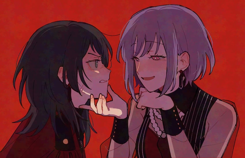 yahata umiri, yuutenji nyamu, timoris, and amoris (bang dream! and 1 more) drawn by yogurt_pt