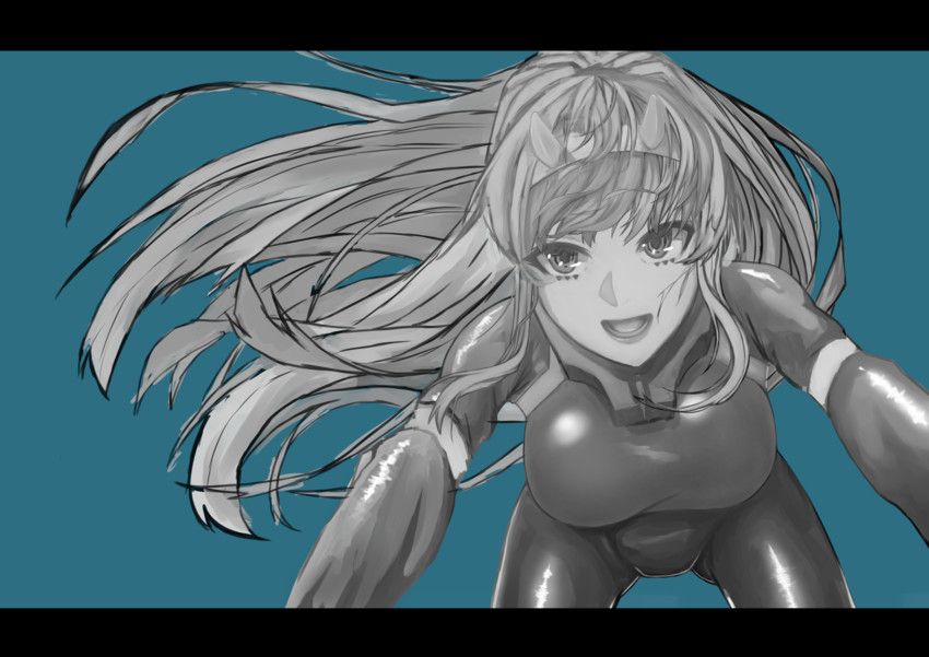 zero two (darling in the franxx) drawn by fujisaki-shi