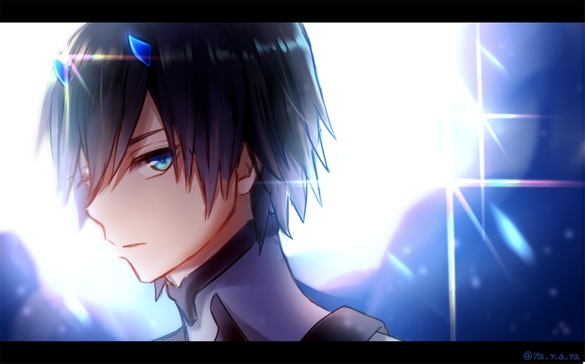 hiro (darling in the franxx) drawn by rochika_(ya_y_a_ya)