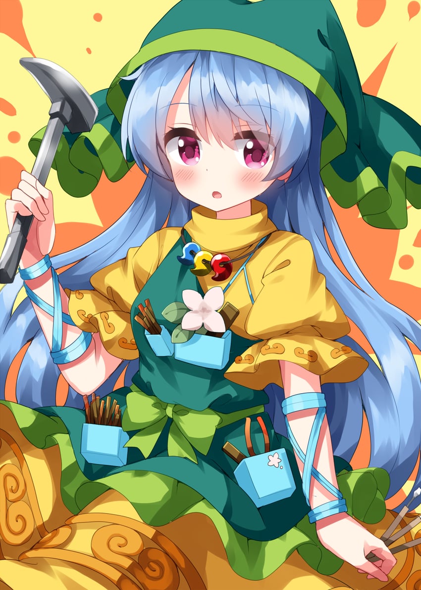 haniyasushin keiki (touhou) drawn by ruu_(tksymkw)
