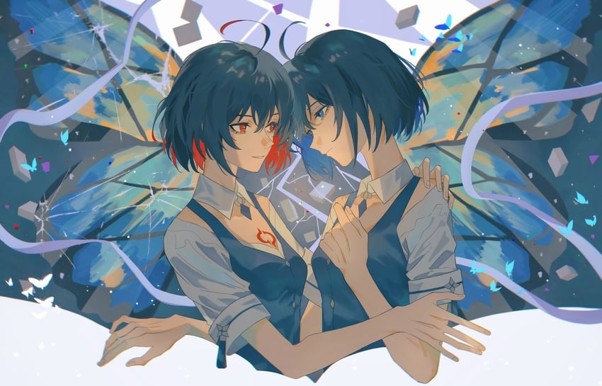 seele vollerei and seele (honkai and 1 more) drawn by yumu_(8181018)