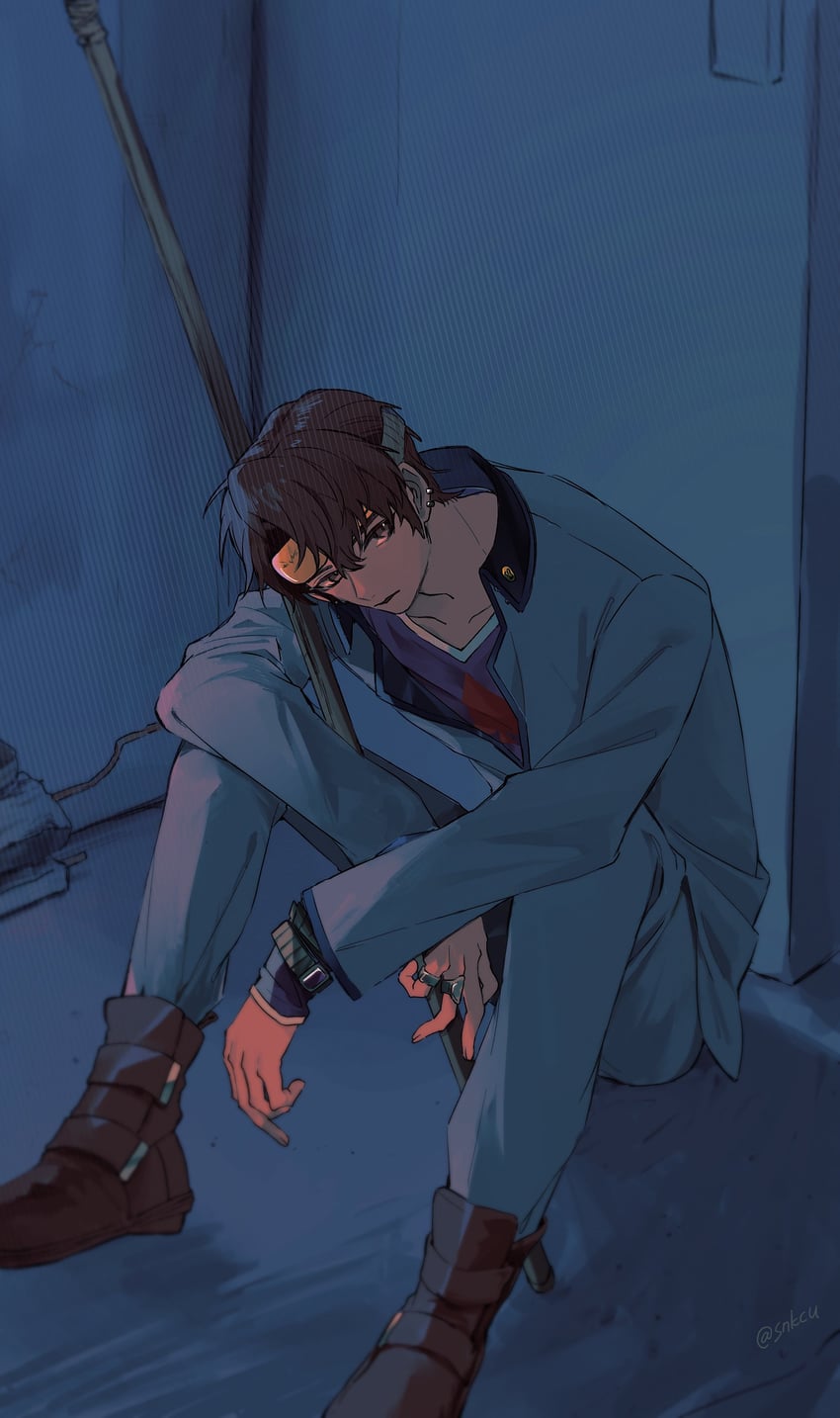 uesugi hidehiko (persona and 1 more) drawn by konbanha06