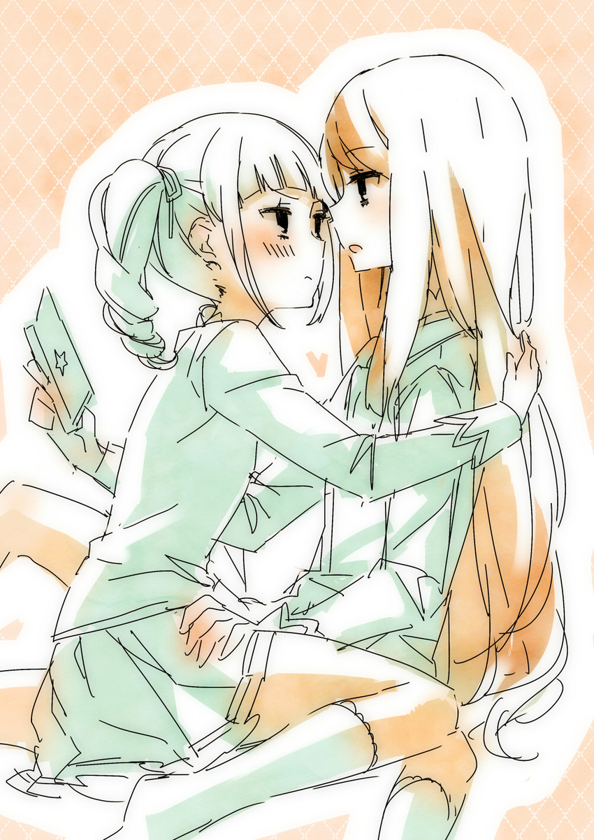 todo yurika and shibuki ran (aikatsu!) drawn by yagi_kabu