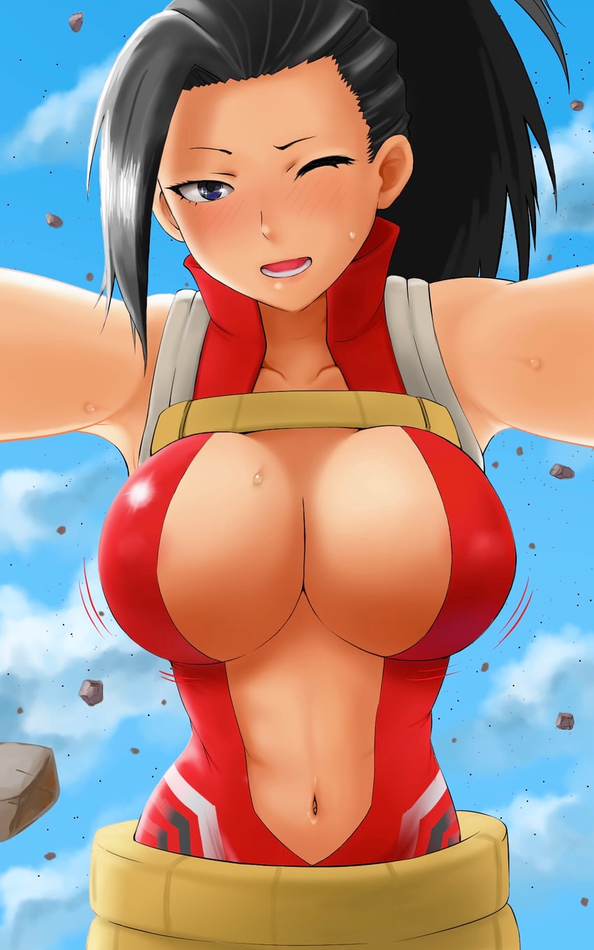 yaoyorozu momo (boku no hero academia) drawn by kotegawadojin
