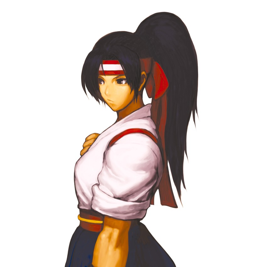 toudou kasumi (the king of fighters and 3 more) drawn by nona
