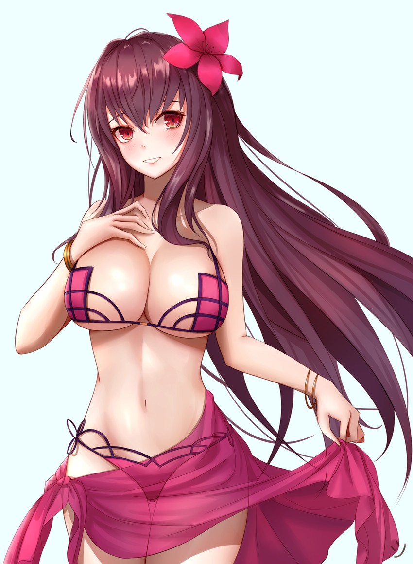 scathach (fate and 1 more) drawn by wei_xiao