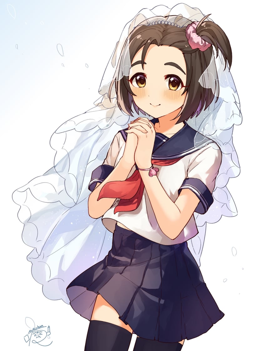 yanase miyuki (idolmaster and 1 more) drawn by mmmakaron888