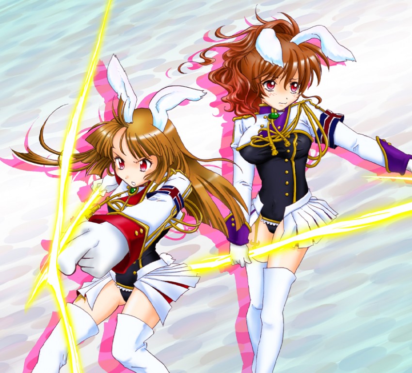 ushiromiya natsuhi, ushiromiya rosa, chiester45, and chiester556 (umineko no naku koro ni) drawn by matokichi