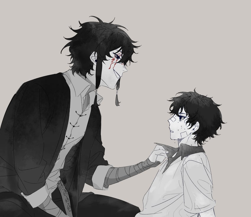 ziche fuzhao and li yuting (touqi guaitan) drawn by luogu