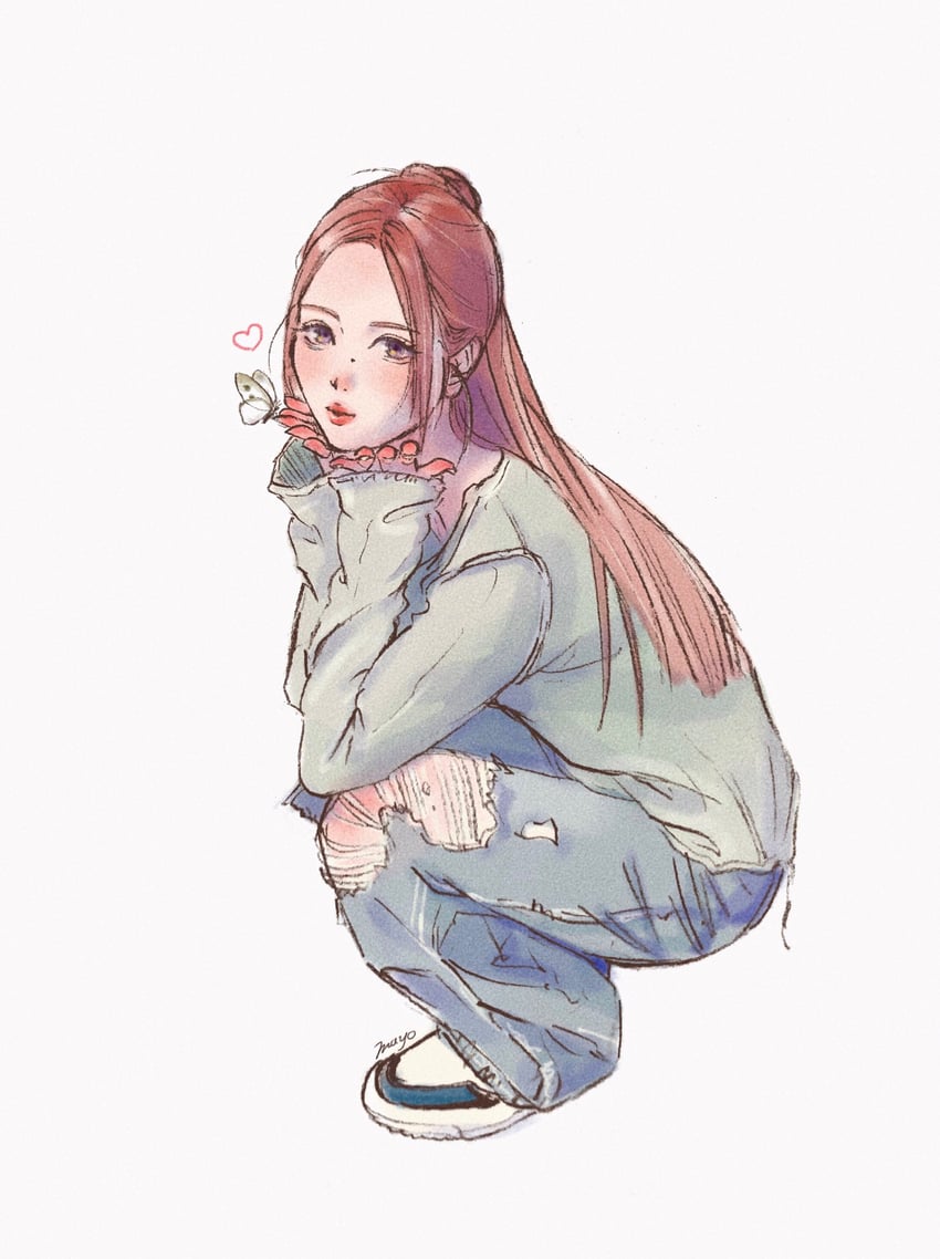 katsumura maya (real life and 1 more) drawn by mayo11127925